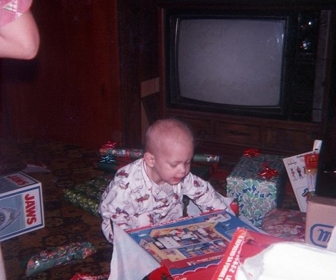 Jody at Christmas '77